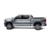 Gray truck bed cover for 19-20 chevy silverado displayed on white background