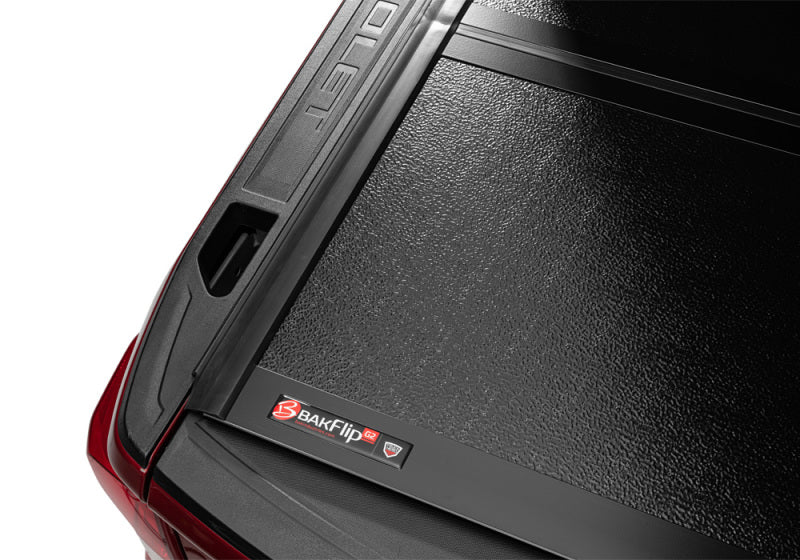 Bakflip g2 truck bed with open empty trunk box