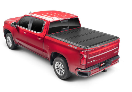 Red truck with black bed cover - bak 19-20 chevy silverado 6ft 6in bed 1500 bakflip g2