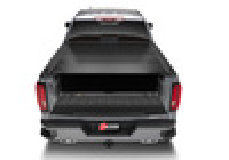 Black chevy silverado truck bed cover by bakflip g2