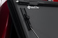 Rear door of red car with door open - bakflip mx4 matte finish installation instructions