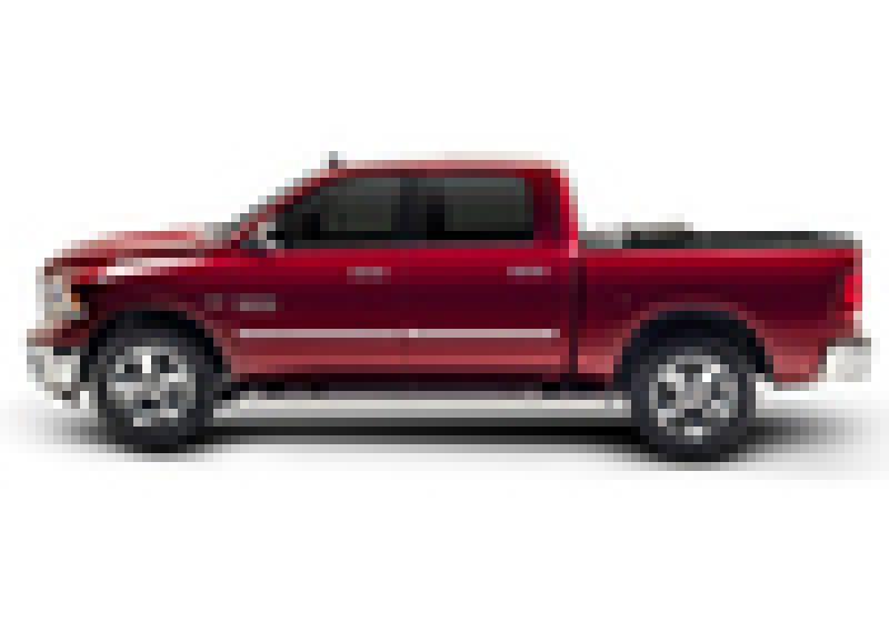 Red truck on white background - bak 19-20 dodge ram bed bakflip f1