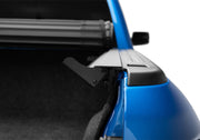Blue car with trunk open, bak 19-21 dodge ram with ram box revolver x4s 5.7ft bed cover