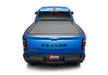 Blue truck with tail fin on - bak revolver x4s 5.7ft bed cover for 19-21 dodge ram