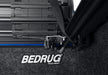 Black and blue car with the brc logo on the revolver x4s bed cover for dodge ram