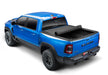 Blue truck with black bed cover - bak revolver x4s 5.7ft bed cover for 19-21 dodge ram (new body style