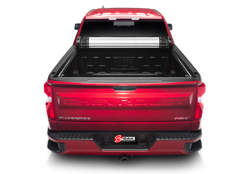 Rear view of 2019 chevrolet colorado truck bed in bak 2020 chevy silverado 6ft 9in bed revolver x2