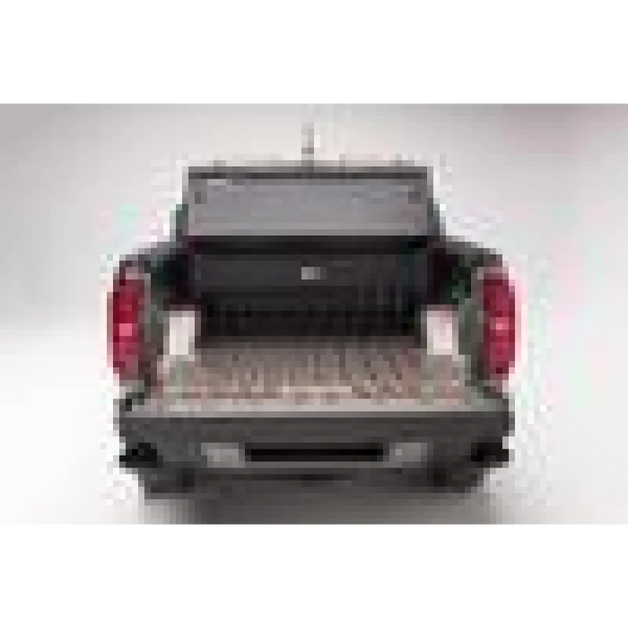 Black car trunk with open trunk compartment - BAK 2020 Jeep Gladiator 5ft Bed BAKFlip G2