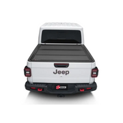 BAK 2020 Jeep Gladiator 5ft Bed BAKFlip MX4 truck bed cover open rear view