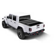 2020 BAKFlip MX4 for Jeep Gladiator 5ft Bed: White truck with black top and tail
