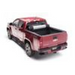 Red toy car displayed with BAK 2020 Jeep Gladiator Revolver X2 truck bed cover.