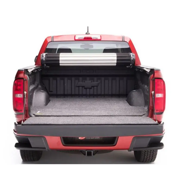 Red truck with tool box in truck bed - BAK 2020 Jeep Gladiator 5ft Bed Revolver X2 installation instructions.