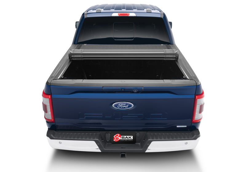 Blue ford truck bed cover - bak 2021+ ford f-150 revolver x4s 6.5ft bed cover