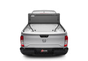 2022 nissan frontier bakflip mx4 matte finish truck bed cover for 5ft bed, silver