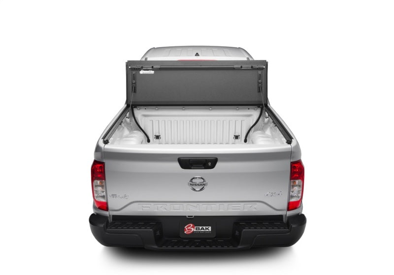 2022 nissan frontier bakflip mx4 matte finish truck bed cover for 5ft bed, silver