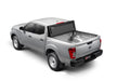 2022 nissan frontier 5ft bed bakflip mx4: rear view of silver pick truck