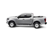 Silver pickup truck in bak 2022 nissan frontier with bakflip mx4 matte finish
