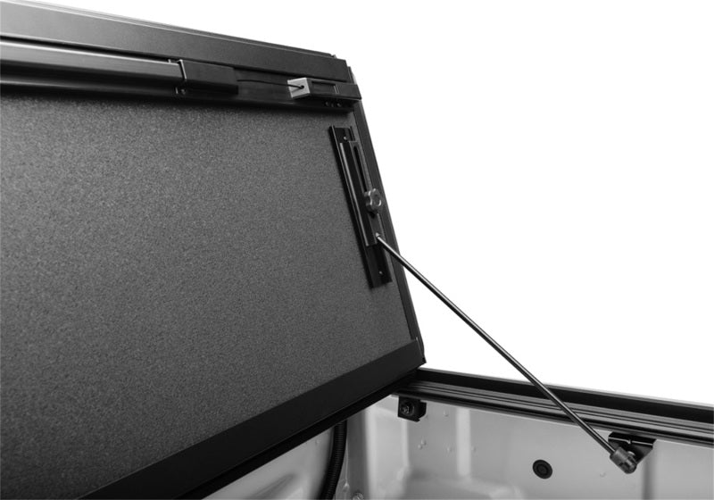 Bak 2022 nissan frontier 5ft bed bakflip mx4 matte finish truck bed cover with open door