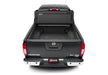 Black truck with open trunk box, bak 2022 nissan frontier 5ft bed bakflip mx4 matte finish