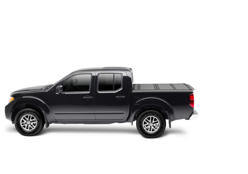 Black truck with bakflip mx4 matte finish on 2022 nissan frontier