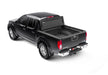 Product image showing the black truck bed of bak 2022 nissan frontier 6ft bed bakflip mx4 matte finish