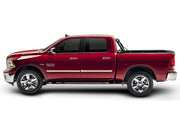 Red truck bed cover for 2022+ toyota tundra with white background