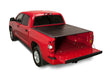 Red truck bed cover for 2022+ toyota tundra with fibermax material