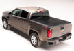 Black bed cover on chevy colorado crew cab truck