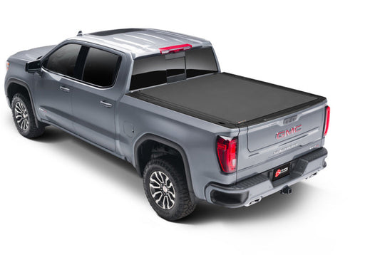 Close up of bak 2023+ chevy colorado revolver x4s bed cover on truck