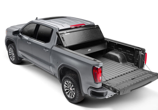 Silver truck with open bed from bak box 2 for chevy silverado & gmc sierra