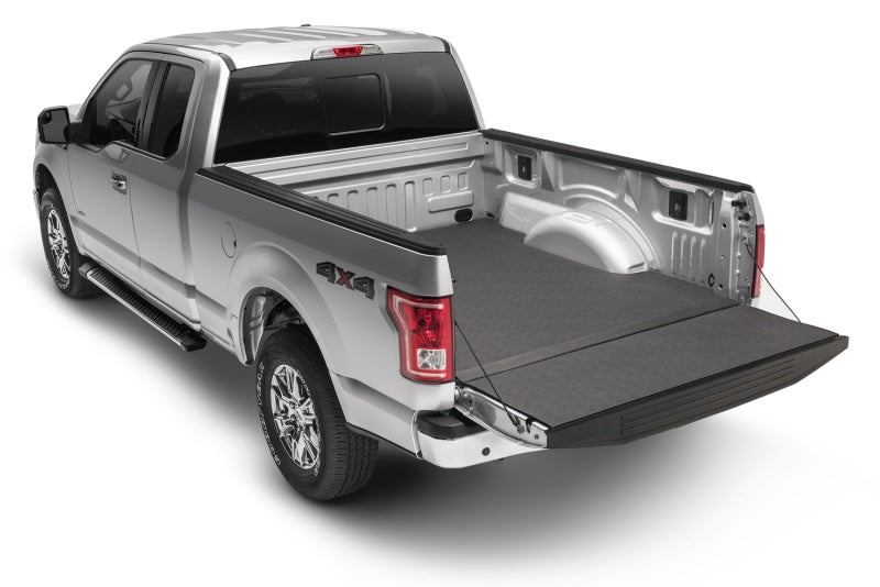 Close up of bedrug impact mat in dodge ram truck bed