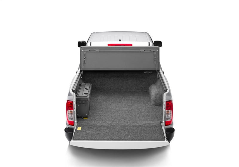 White truck with open trunk compartment - bedrug 04-15 nissan titan crew cab 5.5ft bedliner