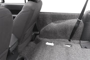 Jeep wrangler rear seat folded in bedrug cargo kit