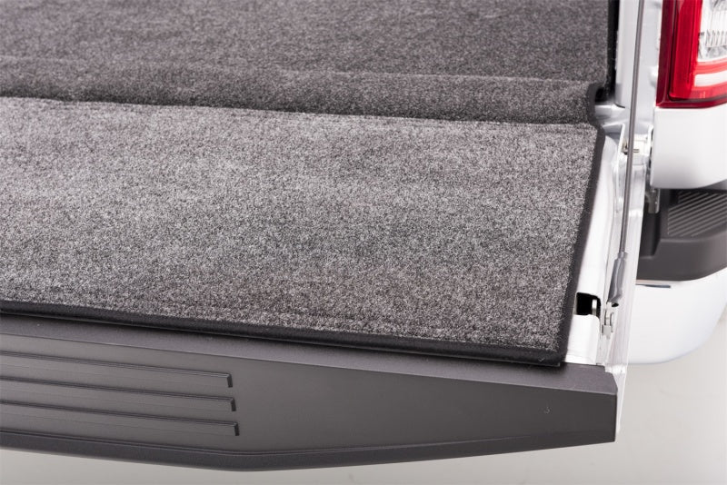 Bedrug ford superduty 6.5ft short bed with factory step gate bedliner - gray carpet truck bed