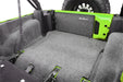 Rear cargo kit for jeep wrangler with open cargo compartment