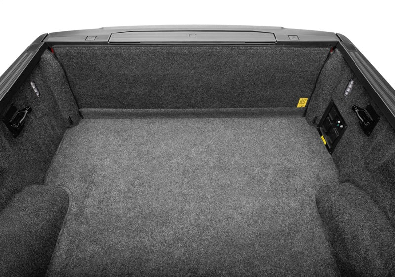 Trunk compartment of ford f-150 bedrug bedliner