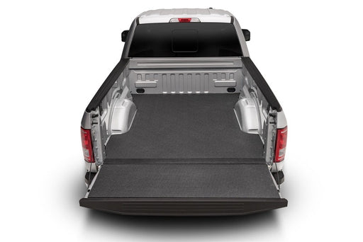 Silver 2020 ford escape with bedrug truck bed impact mat