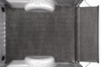 Bedrug 20-23 chevy silverado / gmc sierra 2500/3500 8ft xlt bed mat - inside of a truck bed