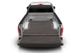 Silver truck bed mat with gray carpet for gmfs hd models, hook & loop installation