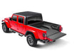 Red truck bed mat for 20-23 jeep gladiator, suitable for spray-in & non-lined beds