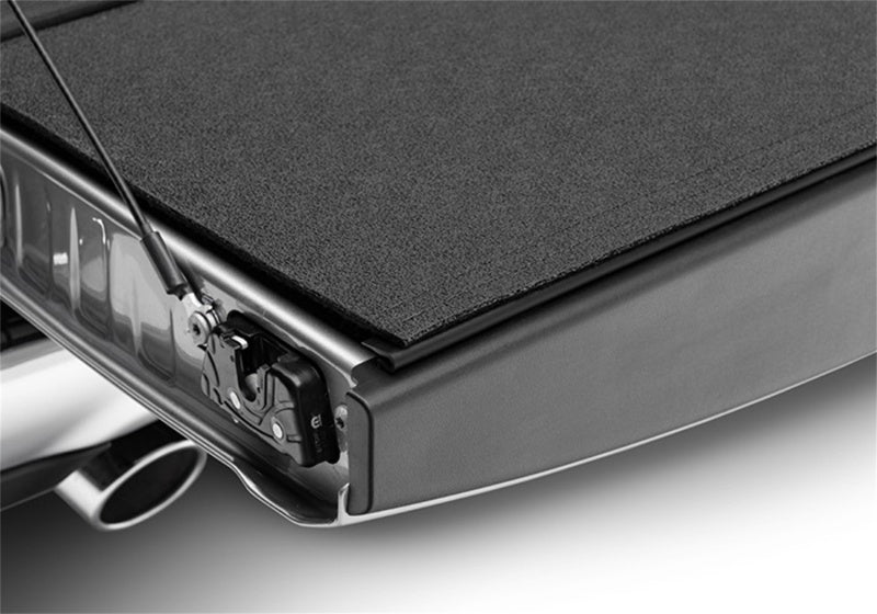 Black laptop with black cover displaying bedrug 2017+ ford f-250/f-350 super duty 6.5ft short bed impact bedliner