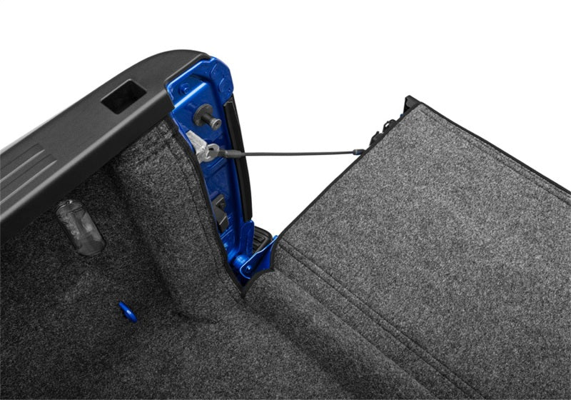 Bedrug 2019+ dodge ram 5.7ft bed bedliner with handle and black-blue case