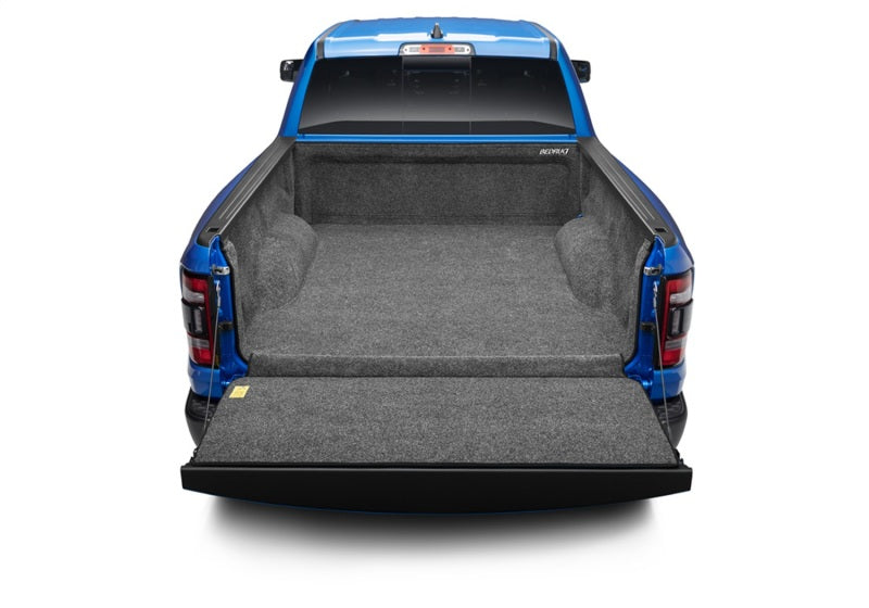 Blue car with open trunk - bedrug 2019+ dodge ram 5.7ft bedliner installation instructions