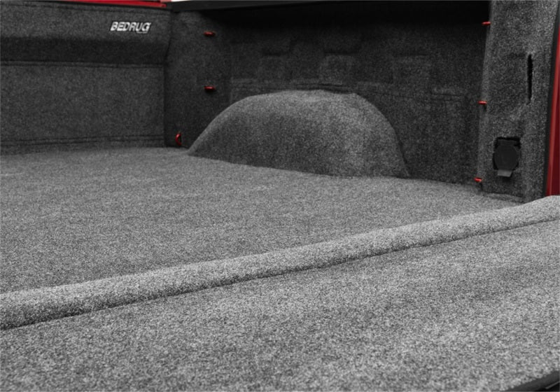 Red truck with bed folded - bedrug 2019+ gm silverado/sierra 1500 bedliner
