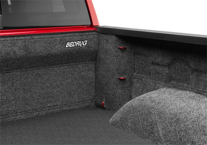 Bedrug 2019+ gm silverado/sierra 5ft 8in bed impact bedliner in the back of truck