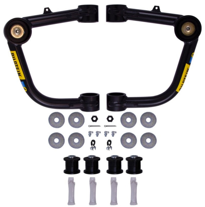 Black sway bars with bolts and nuts for bilstein 05-21 toyota tacoma b8 front upper control arm kit