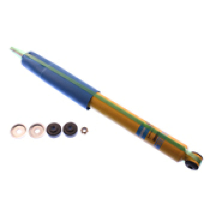 Blue and green pen with a small hole on bilstein 1997 ford f-150 shock absorber