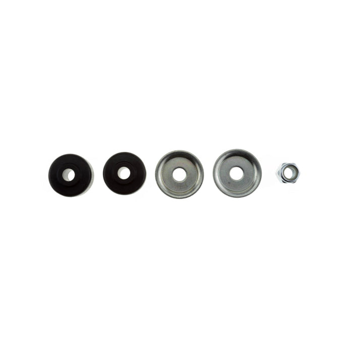 Pair of black and white rubber washers for bilstein 4600 series 00-06 toyota tundra/01-07 sequoia front shock absor