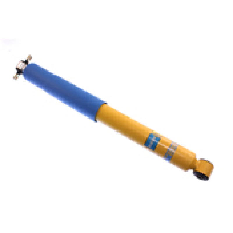 Blue and yellow pen on white background in bilstein 4600 series shock absorber product