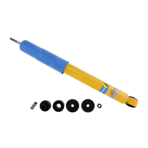 Yellow shock absorber with screw, bilstein 4600 series 13-14 dodge ram 3500 front 46mm monotube shock absorber